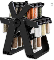 𝙇𝙪𝙭𝙚𝙣𝙚𝙨𝙩™ 18 Jar Rotating Spice Jar – طقم بهارات دوار 18 برطمان