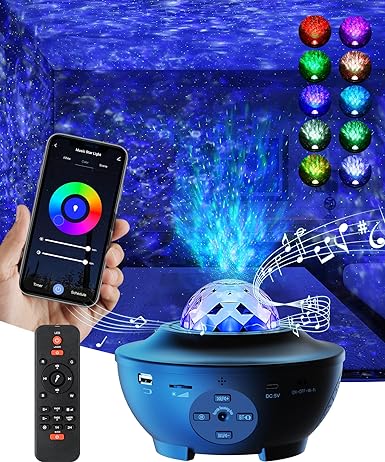 𝙇𝙪𝙭𝙚𝙣𝙚𝙨𝙩™ Galaxy Ocean Light Projector – بروجكتر ضوء المجرة والمحيط