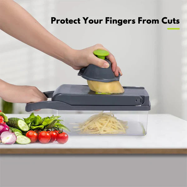 𝙇𝙪𝙭𝙚𝙣𝙚𝙨𝙩™ Multifunctional Vegetable Slicer | قاطع خضروات متعدد الوظائف