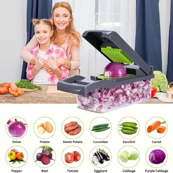 𝙇𝙪𝙭𝙚𝙣𝙚𝙨𝙩™ Multifunctional Vegetable Slicer | قاطع خضروات متعدد الوظائف